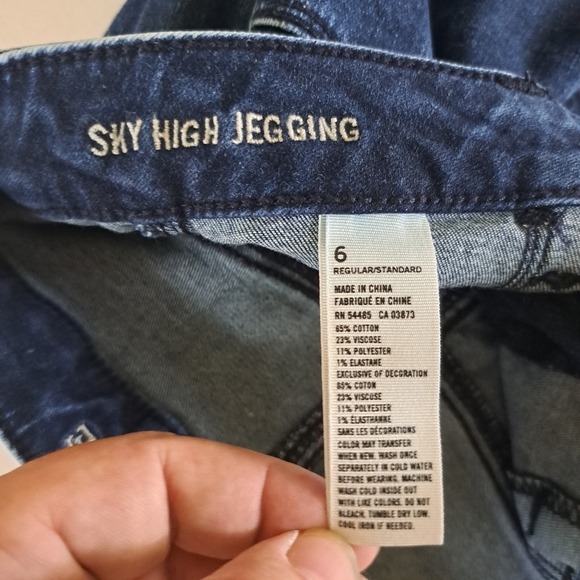 American Eagle Skyhigh Blue Jeans - Picture 6 of 9